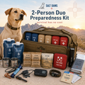 Concept image of the Salt Dawg 2-Person Duo Preparedness Kit.