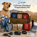 Concept image of the Salt Dawg 3-Person Standard Preparedness Kit.