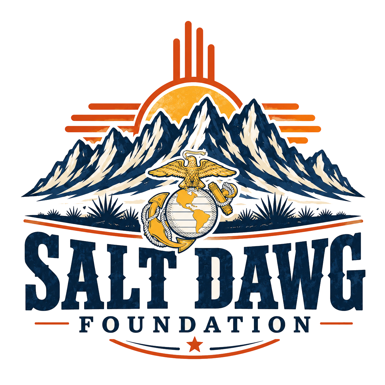 Salt Dawg Foundation logo with Eagle, Globe and Anchor